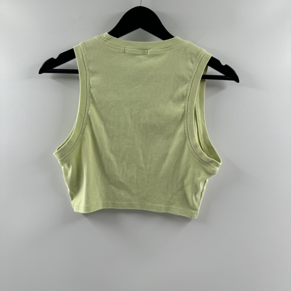 Forever 21 Neon Green Cropped Tank Top – Women’s Medium - Picture 5 of 7
